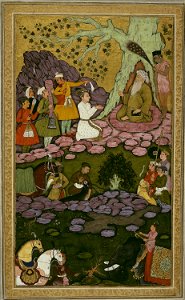Anonymous - Prince Visiting an Ascetic during a Hunt - 1995.267 - Art Institute of Chicago