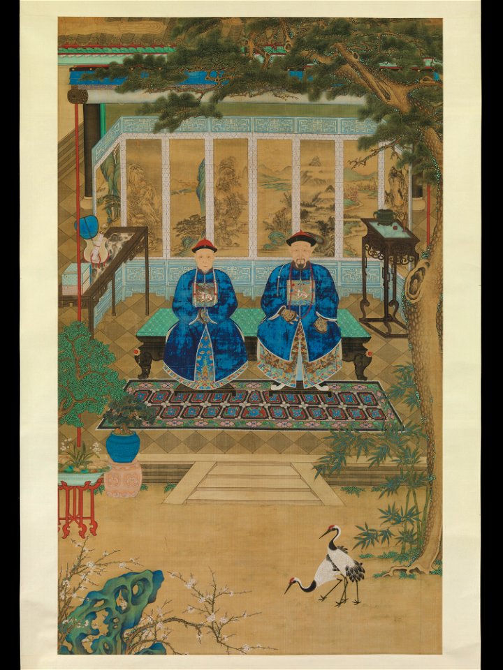 Anonymous - Portrait of an imperial censor and his wife - 2015.75 - Metropolitan Museum of Art