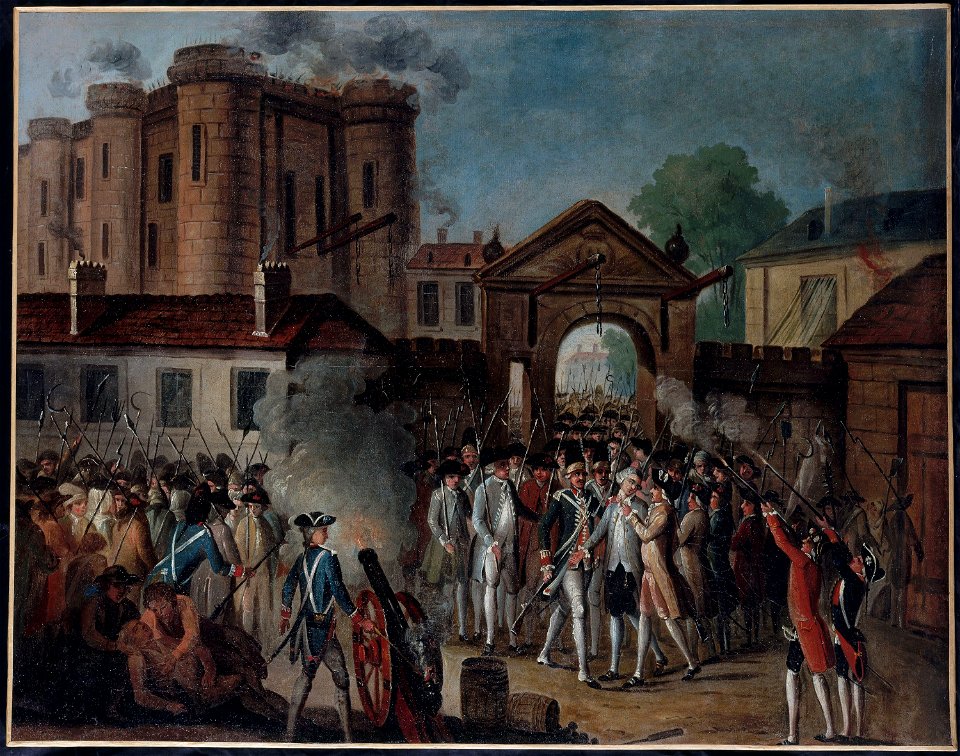 Anonymous - Prise de la Bastille. Arrestation de M. de Launay, le 14 juillet 1789. - P1559 - Musée Carnavalet