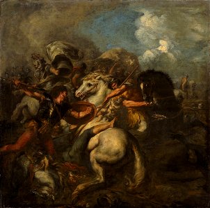 Anonymous - Reiterschlacht - GG 177 - Kunsthistorisches Museum