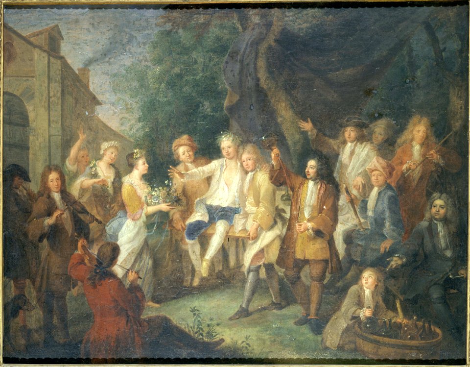 Anonymous - Réunion d'artistes, vers 1700 - P62 - Musée Carnavalet