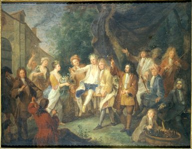 Anonymous - Réunion d'artistes, vers 1700 - P62 - Musée Carnavalet
