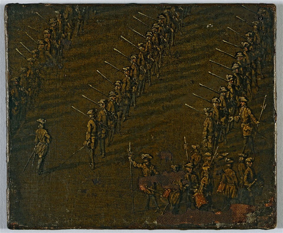 Anonymous - Revue du régiment du roi, vers 1690 - P878 - Musée Carnavalet