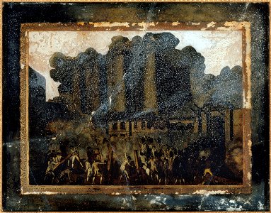 Anonymous - Prise de la Bastille, le 14 juillet 1789. - P802 - Musée Carnavalet. Free illustration for personal and commercial use.