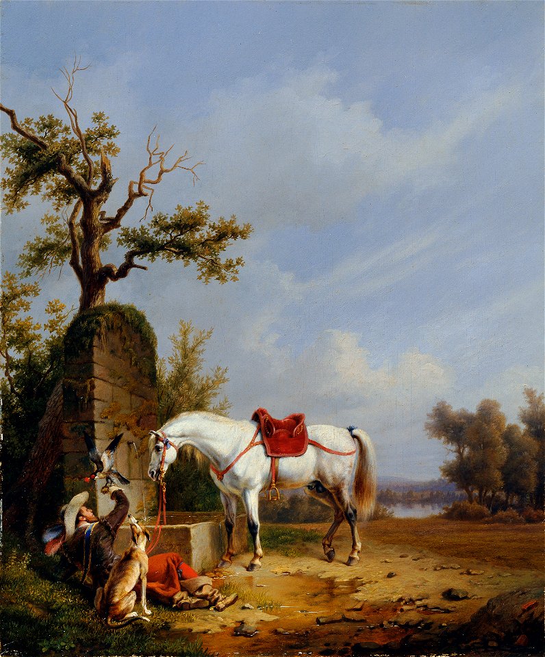 Anonymous - Reiter mit Pferd - 5864 - Österreichische Galerie Belvedere
