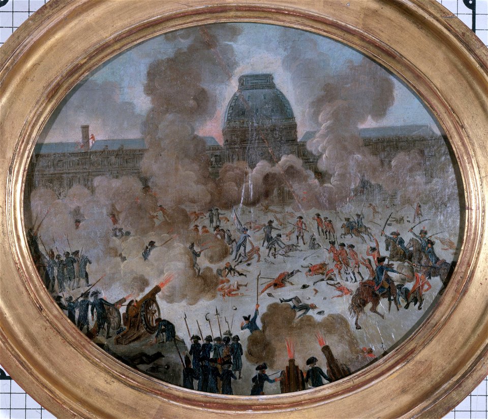 Anonymous - Prise des Tuileries, le 10 août 1792. - P707-2 - Musée Carnavalet