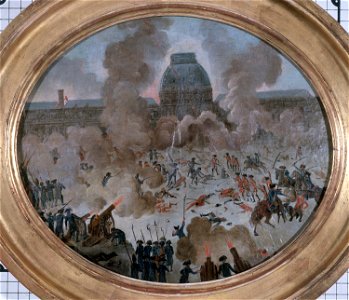 Anonymous - Prise des Tuileries, le 10 août 1792. - P707-2 - Musée Carnavalet