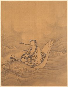 Anonymous - Sage Floating on Lotus Leaf - 13.220.99j - Metropolitan Museum of Art