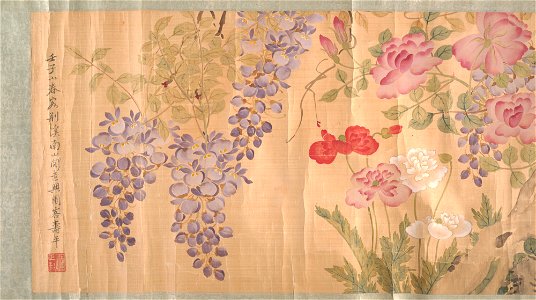 Anonymous - Roses and Wisteria - 44.138 - Metropolitan Museum of Art