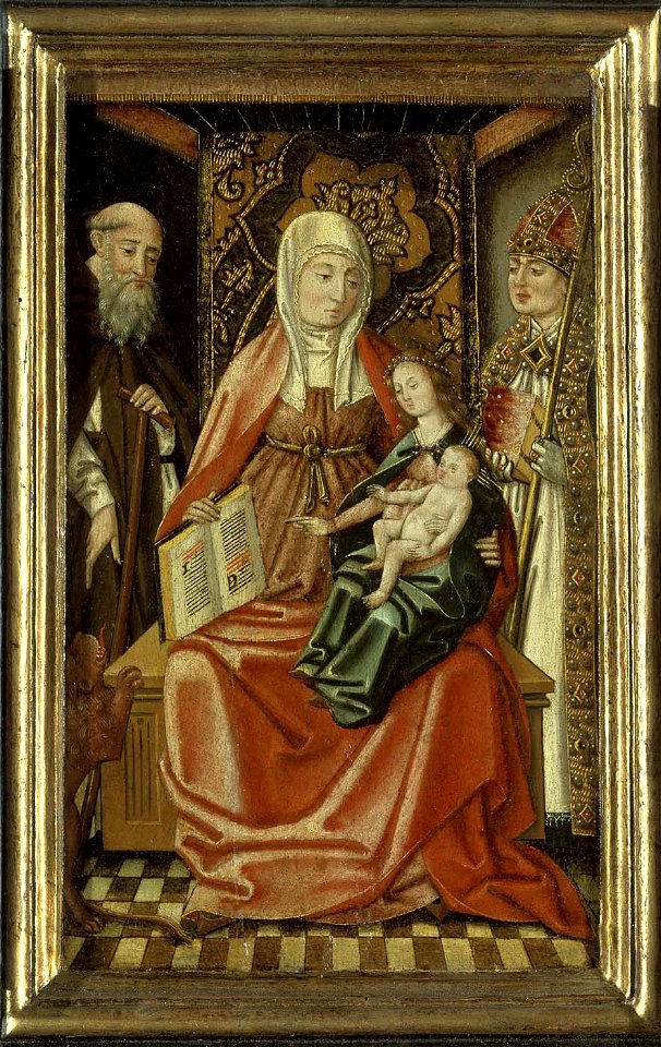 Anonymous - Saint Anne with Virgin and Child - 1929.6.151 - Smithsonian American Art Museum