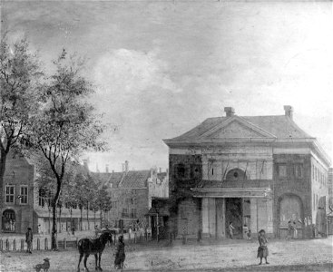 Anonymous - Regulierswaag op de Botermarkt - SB 1163 - Amsterdam Museum