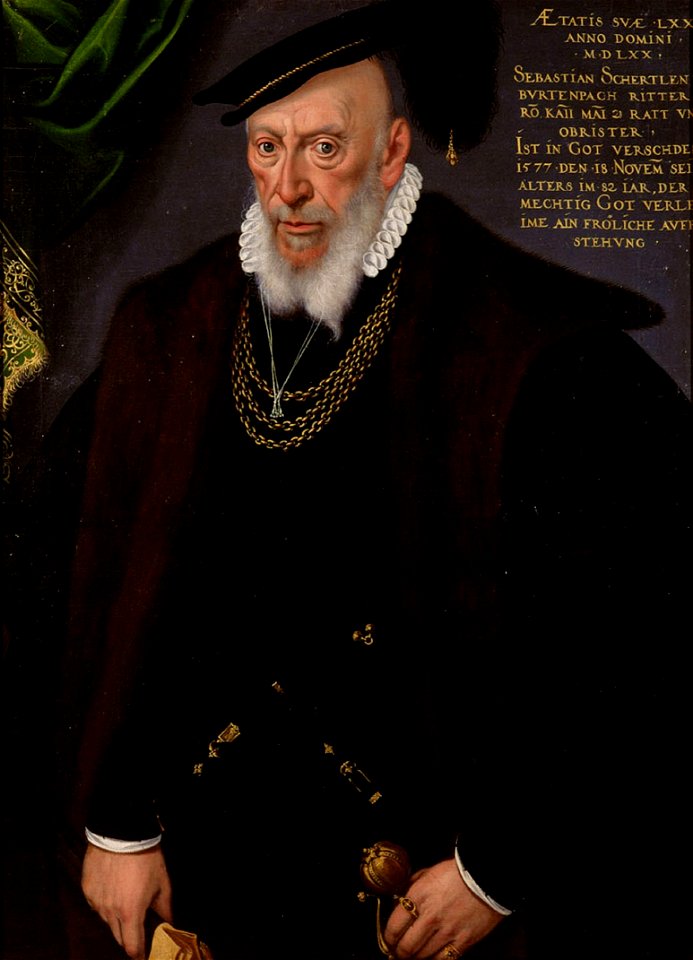 Anonymous - Sebastian Schärtlin von Burtenbach (1496-1577), Landsknechthauptmann, Kniestück - GG 8239 - Kunsthistorisches Museum
