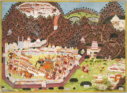 Anonymous - Royal Procession within a Walled Town - 1997.231 - Arthur M. Sackler Museum