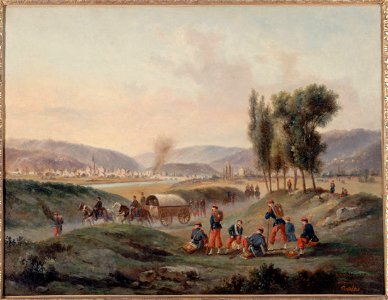 Anonymous - Sarrebruck après la bataille, le 5 août 1870 - P394 - Musée Carnavalet