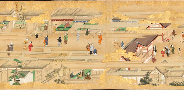 Anonymous - Street Scenes in Kyoto - 57.70.5 - Metropolitan Museum of Art