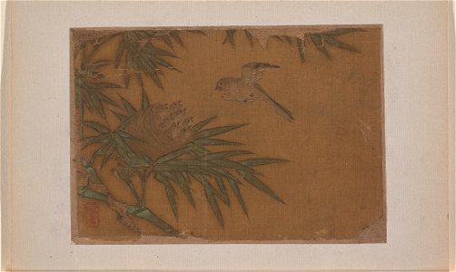 Anonymous - Seven Birds in Bamboo Tree Nest - 42.200.6 - Metropolitan Museum of Art
