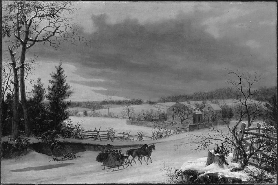 Anonymous - Sleigh Ride in the Country - 47.1182 - Museum of Fine Arts