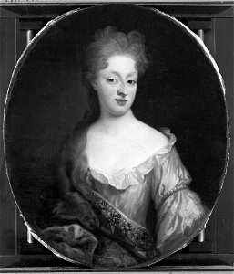 Anonymous - Sofia Charlotta Karolina, 1678-1749, prinsessa av Hessen-Kassel hertiginna av Meckle - NMGrh 880 - Nationalmuseum. Free illustration for personal and commercial use.
