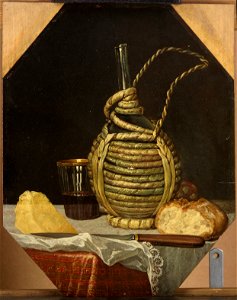 Anonymous - Stilleben mit Strohflasche - GG 6973 - Kunsthistorisches Museum