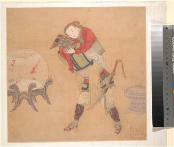 Anonymous - Tartar Officer Carrying Blond Lady - 47.18.71 - Metropolitan Museum of Art