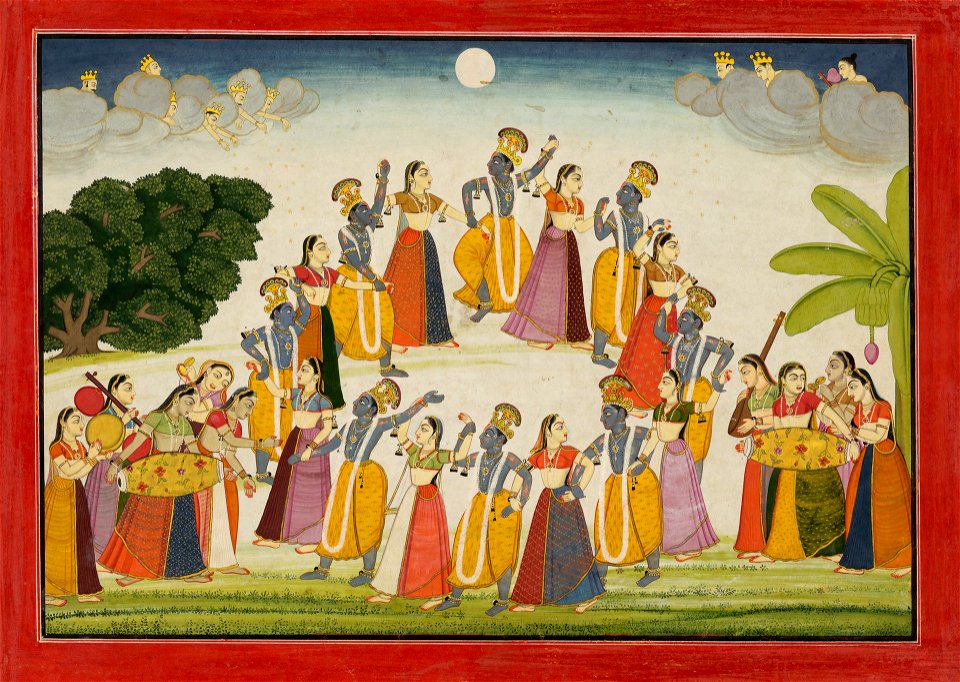 Anonymous - The Rasa Mandala Dance Of Krishna And The Gopis, An 