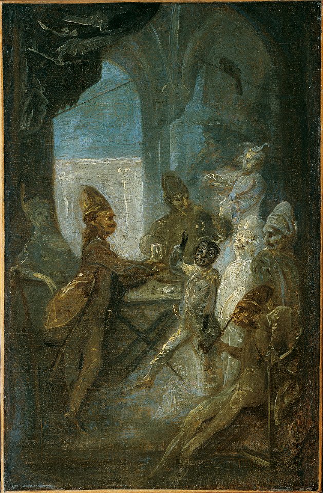 Anonymous - Theaterszene (Soldaten spielende Kinder^) - 4762 - Österreichische Galerie Belvedere