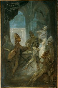 Anonymous - Theaterszene (Soldaten spielende Kinder^) - 4762 - Österreichische Galerie Belvedere