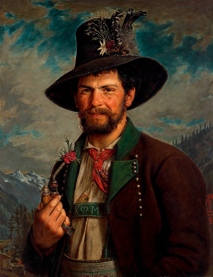 Anonymous - Tiroler Bauer in Stubaier Tracht - 7803 - Kunsthistorisches Museum