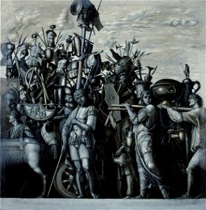 Anonymous - Triumphzug Cäsars, Waffenbeute (Die Trophäenträger) - GG 299 - Kunsthistorisches Museum