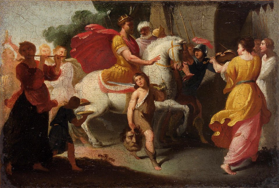 Anonymous - Triumph Davids nach dem Sieg über Goliath - GG 2640 - Kunsthistorisches Museum