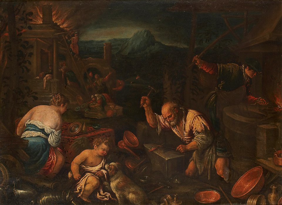 Anonymous - Venus in der Schmiede des Vulkan - GG 5737 - Kunsthistorisches Museum