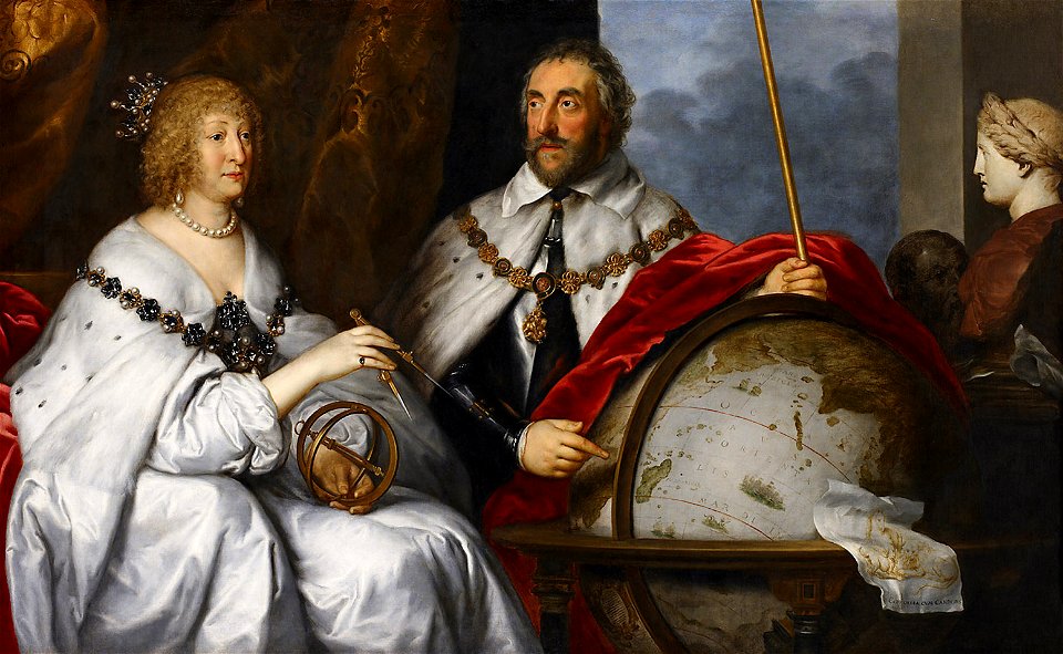 Anonymous - Thomas Howard Graf Arundel (1586-1646) und seine Gattin Alathea Talbot - GG 6404 - Kunsthistorisches Museum