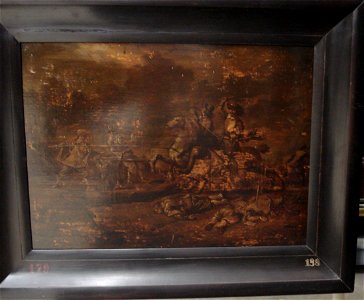 Anonymous - Voetvolk en ruiters in gevecht - SA 3163 - Amsterdam Museum