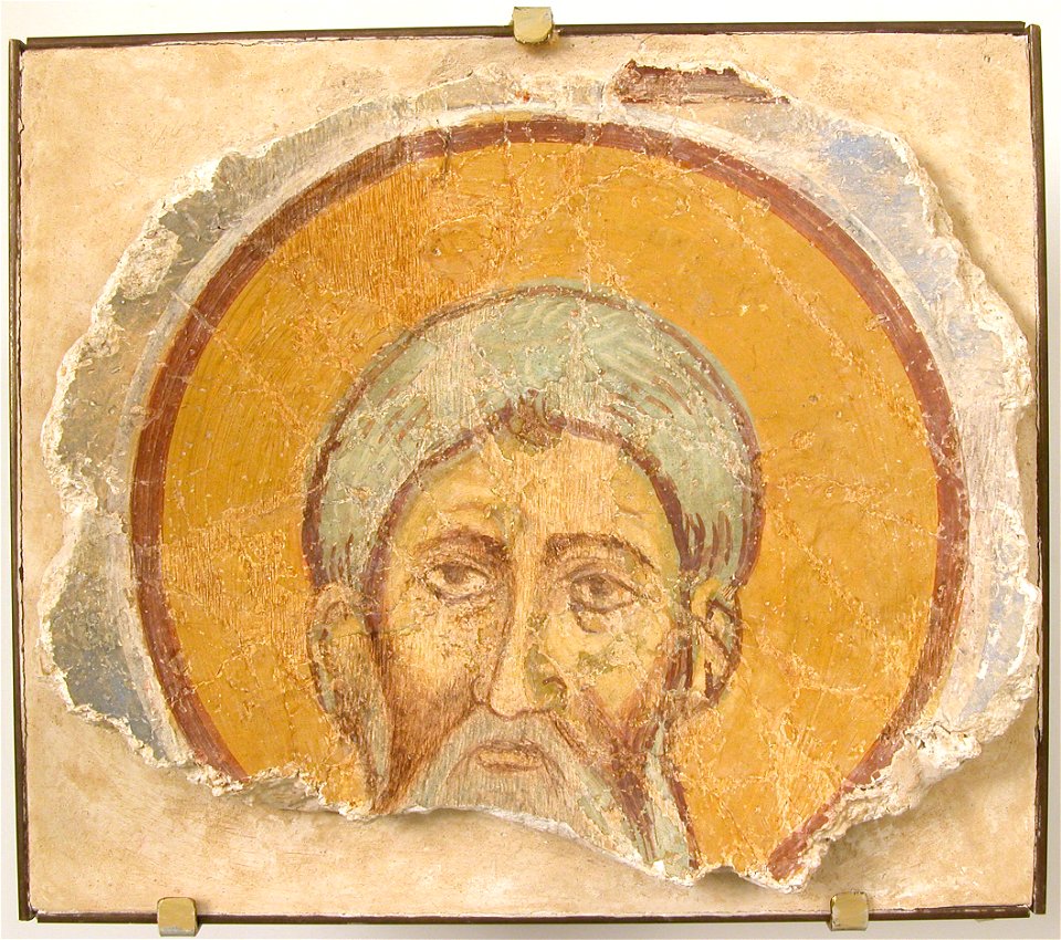 Anonymous - Wall Painting of a Male Saint - 2000.525.2 - Metropolitan Museum of Art