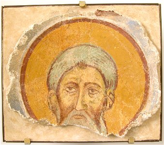 Anonymous - Wall Painting of a Male Saint - 2000.525.2 - Metropolitan Museum of Art