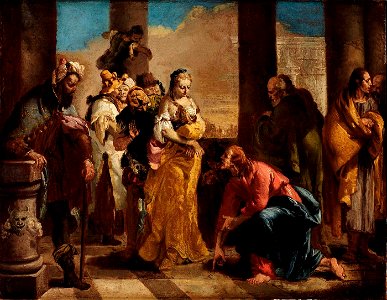 Anonymous - Woman Taken in Adultery - 1956.11.54 - Smithsonian American Art Museum
