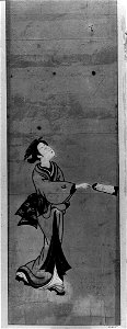 Anonymous - Woman Playing a New Year's Game of Battledore and Shuttlecock - 45.97.4 - Metropolitan Museum of Art