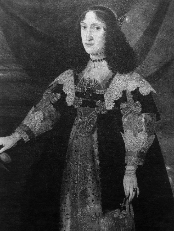 Anonymous Cecilia Renata of Austria with a tulip (detail) 01