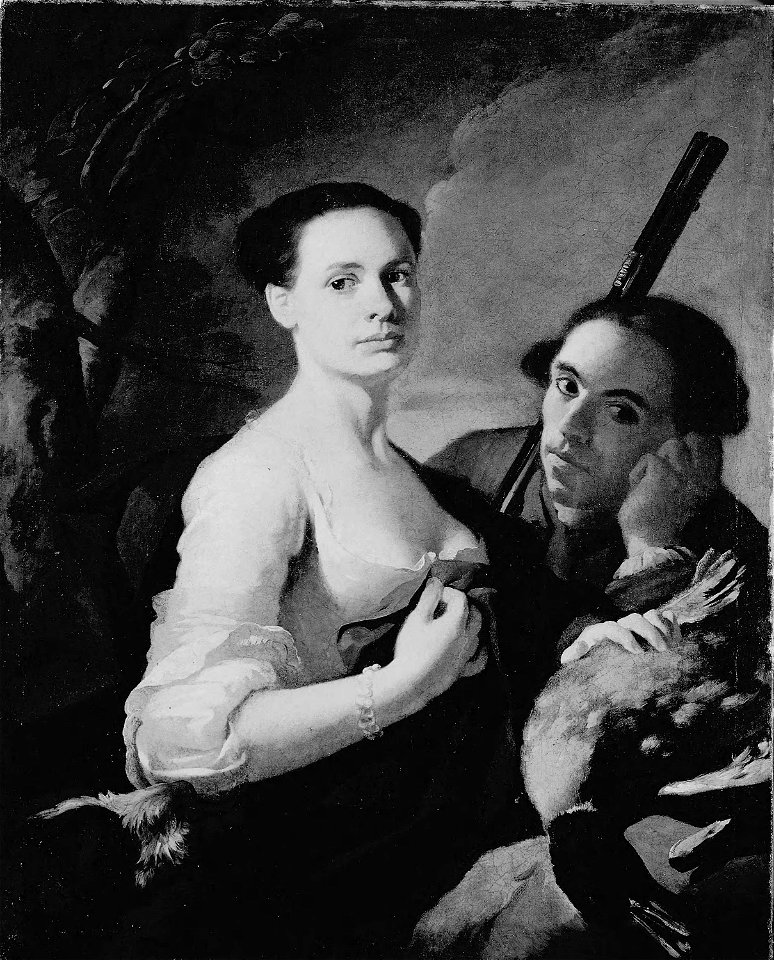 Anonymous - Young Woman with Hunter - 1939.2238 - Art Institute of Chicago