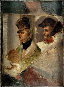Anonymous - Études de têtes pour La Barrière de Clichy - Défense de Paris, le 30 mars 1814 - P330 - Musée Carnavalet