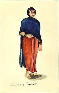 Anonymous - “Woman of Goojerat” - 1981.87.1 - Arthur M. Sackler Museum