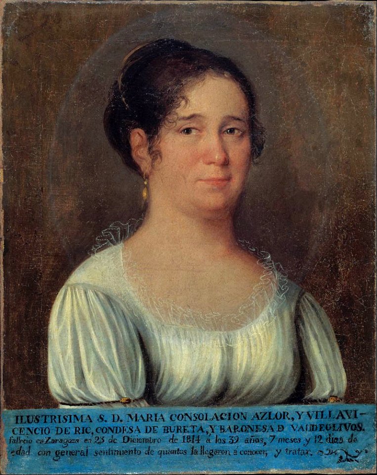 Anonymous Spanish Painter - María Consolación Azlor, Countess of Bureta - Google Art Project
