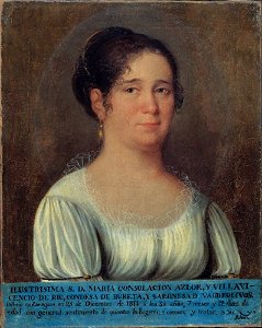 Anonymous Spanish Painter - María Consolación Azlor, Countess of Bureta - Google Art Project
