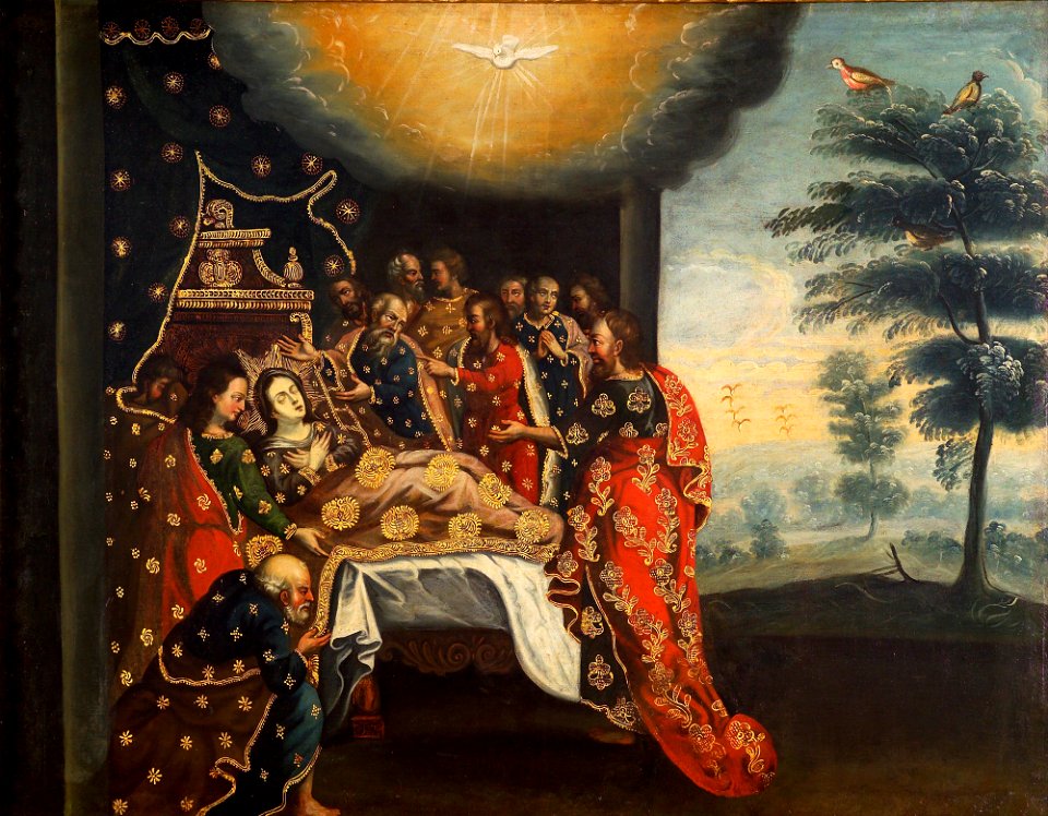 Anonymous Cusco School - Dormancy of the Virgin - Google Art Project