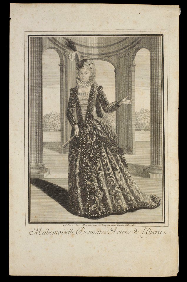 Anonymous — Mademoiselle Desmares, Actrice de l'Opera