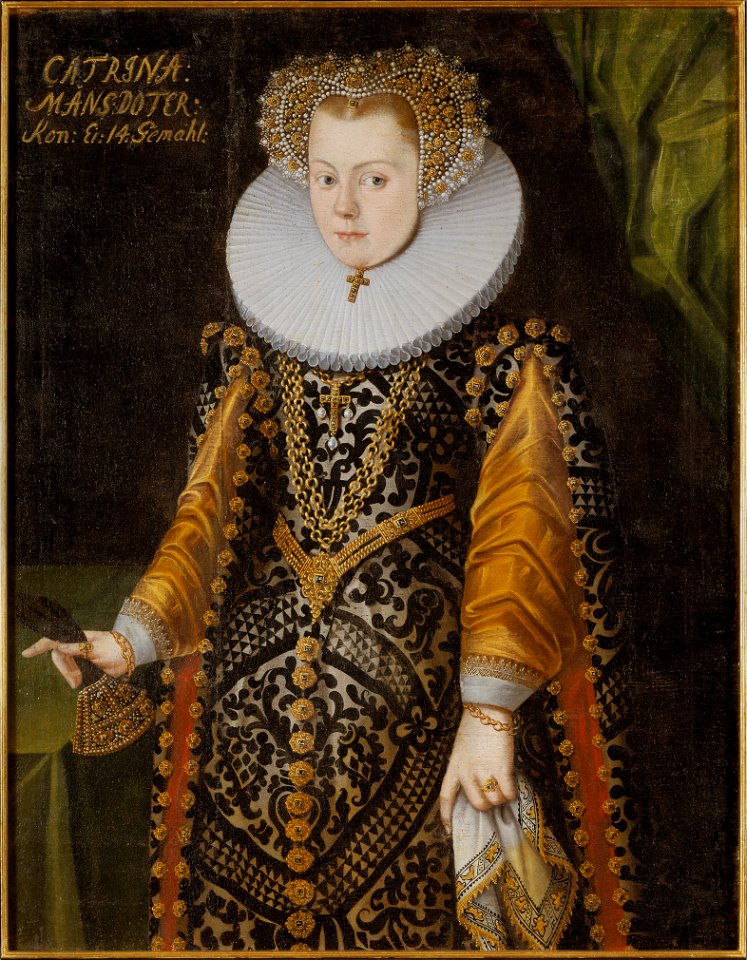 Okänd kvinna, tidigare kallad Elisabet, 1549-1597, prinsessa av Sverige, hertiginna av Mecklenburg - Nationalmuseum - 15098