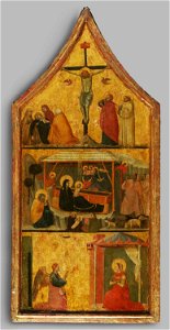 Anonymous - Crucifixion, Nativity, and Annunciation - Philadelphia Museum of Art