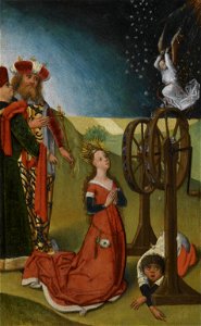 The Martyrdom of Saint Catherine Lower Rhenish School Limburgs Museum L25743A