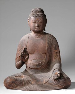 De boeddha Amida-Rijksmuseum AK-MAK-294