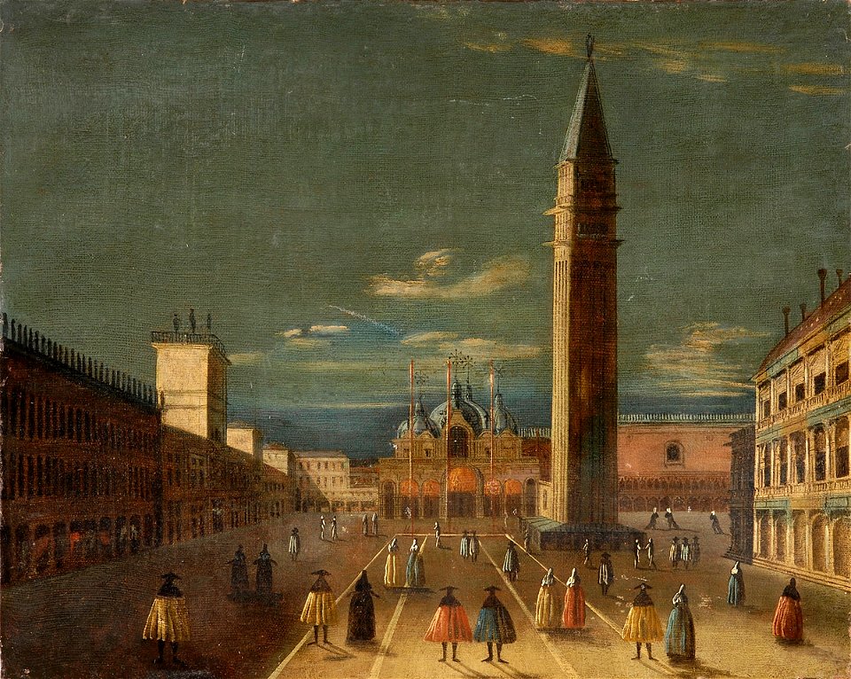 Markusplatz mit Campanile 18 Jh